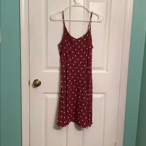 Red and White Polkadot Sweetheart Summer Dress